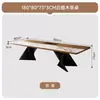 Despejar sala de estar mesa de té grande y larga con sofá estilo chino nuevo madera maciza lujo ligero estilo nuevo de alta gama mesa de té de losa de roca preparar té jefe