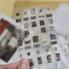Adesivos Tomoni finos e flexíveis para nail art, novo papel de transferência vintage com alto apelo estético, adesivos de transferência de boneca de pano pequena estilo antigo