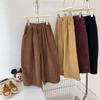 Pantalones para Niños 2026 Invierno Estilo Coreano Color Sólido Casual Pantalones de Pana Engrosados para Niños y Niñas, Versátiles Pantalones Rectos con Forro de Felpa para Niños