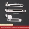 Máquina de costura F-Type calibre do carro três agulhas de cinco fios rolo hem ferramenta camisole puxar cintura posicionamento localizador defletor