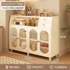 Gabinete de Vestíbulo, Aparador de Comedor, Vitrina de Té de Pared para Sala de Estar, Gabinete Lateral, Estante Multifuncional para Almacenamiento de Utensilios de Cocina