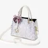 Bolsa Feminina de Brocado Zhuang de Guangxi Patrimônio Cultural Imaterial Grande Capacidade Bolsa para Mãe 2026 Novo Modelo Bolsa de Ombro Único Transversal de Mão