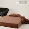 Juego de Sábana Bajera Ajustada de Terciopelo de Leche de Alta Gama, Pieza Única, Cubre Cama Grueso y Cálido de Terciopelo Coral, Protector de Colchón, Juego de Tres Piezas