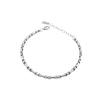 Pulsera de plata de ley 925 gruesa retro Dongdaemun de Corea del Sur, diseño personalizado, cadena de celebridades de Internet, pulsera para parejas a juego.