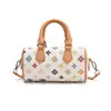 2025 Exportación Transfronteriza Bolso Boston Estampado Clásico para Mujer Simple y Elegante Bolso de Mano de Alta Gama para Viajes Diarios Bolso de Hombro