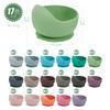 Tigela de comida de silicone para bebês, tigela grande de silicone para alimentação infantil, resistente a quedas e sucção, silicone de grau alimentício para crianças