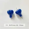 [Wangyang] Material e acessório para corrente de celular DIY temático de queijo Hello Kitty pintada de azul e branco em formato de estrela de acrílico