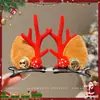 Pinza para el Cabello de Astas de Reno Navideño Accesorios para Tocados 2026 Nuevas Pinzas Laterales para Niños Pinzas Pequeñas Lindas Diadema Navideña