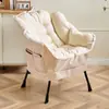 Sofá Perezoso Individual para el Hogar Dormitorio de Estudiantes Silla de Ocio para Computadora Balcón Dormitorio Sillón Reclinable Respaldo Silla Sofá Pequeña
