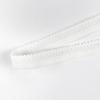 Cinta de Malla Transpirable Hueca de 1.2 cm con Borde de Botón, Ropa Interior, Ropa Interior con Espalda Hermosa, Banda Elástica de Colores Listos para Usar Blanco y Negro Elástico de Media Luna