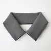 Protector de Cuello de Algodón Todo Incluido, Cuello Falso Tejido, Cuello con Hilo para Chaqueta de Plumas, Accesorios Artefacto Anti-Suciedad, Cubierta Protectora de Cuello