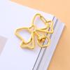 Spot Rosa Gold Hairpin Bow Keychain Bat Deformação Buckle Associado Bow Tag Joias