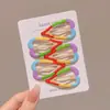 Pinzas para el cabello infantiles de moda con forma de estrella, versátiles y no dañan el cabello, juego de pasadores para arreglar mechones sueltos y flequillo, accesorios para el cabello para niñas