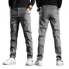Pantalones casuales para hombre 2026 nuevo modelo pierna recta ropa de trabajo elásticos ajuste holgado otoño nuevos pantalones de vestir