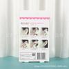 Los fabricantes suministran pegatinas de reparación facial mate TikTok, las mismas pegatinas faciales invisibles en forma de V, pegatinas faciales pequeñas, impermeables, transpirables y delgadas, 40 piezas