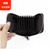Bolsa de Tarjetas de Marca Vertical de Identificación de Serpiente, Tarjeta RF con Cremallera, Billetera para Monedas de Piel de Vaca Anti-magnética, Venta Directa Multi-Haoyun Lai