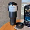 TYESO nueva taza de café doble pared aislada fría portátil taza de hielo gran capacidad acero inoxidable doble bebida taza para coche
