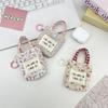 59175 Bolsa para Auriculares Patchwork Floral Auriculares Bluetooth Carcasa Blanda Billetera para Monedas Mini Bolsa de Almacenamiento para Labiales Funda para Auriculares