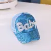 Moda Gorra de Malla para Bebé con Lentejuelas Verano Nuevo Protección Solar Infantil Gorra de Béisbol Exterior Niños y Niñas Sombrero para el Sol Transfronterizo
