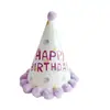 Sombreros de Cumpleaños Transfronterizos Creativos para Fiestas Infantiles y de Adultos Sombreros para Pastel de Cumpleaños Sombreros de Papel Decoración de Repostería de Cumpleaños de Dibujos Animados