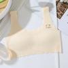 Ropa interior sin costuras sin aros, sujetador tipo chaleco para niñas en período de desarrollo temprano, sujetador deportivo para estudiantes de secundaria, transpirable y ligero
