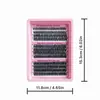 Pestañas postizas transfronterizas para mujeres europeas, americanas, asiáticas y mestizas con maquillaje atrevido, pestañas exclusivas que son deslumbrantes a primera vista, más vendidas en Amazon, DIY