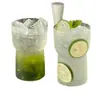 Taza Curva Cintura Moldeadora de 600 ml Vidrio de Borosilicato Alta Capacidad Taza para Jugos Fuente Transfronteriza Venta al por Mayor Personalizable