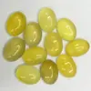 Shizhongbao Cabochão de Calcedônia Amarela Moda Europeia e Americana Pingente de Calcedônia Artesanato de Pedras Preciosas Pedra Solta Fabricante Atacadista Atacado