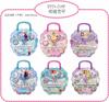 Set de Anillos para Uñas de Princesa de Hielo y Nieve de Dibujos Animados para Niños Pegatinas para Uñas Seis en Uno Pegatinas para Uñas Pegatinas de Diamantes Pieza Falsa