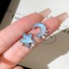 Aretes únicos estilo diseñador para mujer, Clips para orejas de moda coreana, Aretes de perlas de lujo ligero, Elementos geométricos