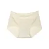 Calcinhas Femininas de Cintura Média Plus Size, Calcinhas de Algodão Antibacteriano 10A com Entrepernas Estendida para Mulheres, Cuecas Femininas Respiráveis e Confortáveis