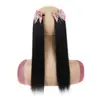 Cola de caballo de pelo liso para niña, linda cola de caballo doble, peluca para niñas, lazo, cola de caballo falsa de pelo liso, peluca para niños