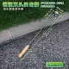 Nova ferramenta de arrancar raízes em aço manganês ferramenta de capinar pequeno ancinho de jardinagem pá manual agrícola para soltar solo cavar vegetais selvagens