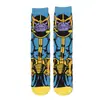 Calcetines Modernos de Algodón Peinado con Diseños de Dibujos Animados, Estilo Anime, Modelos de Primavera, Otoño e Invierno, Tallas Europeas y Americanas, Calcetines para Patineta, Media Pantorrilla, Absorbentes de Sudor