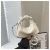 Nova Bolsa Transversal Estilo Coreano com Laço para Mulheres Primavera 2026, Bolsa de Ombro com Design Único, Bolsa de Ombro Fofa e Versátil