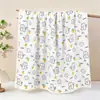 Manta de Gasa de Seis Capas 110*110 Manta Colcha Infantil Guardería Manta de Verano Toalla de Baño Toalla de Baño para Bebé Súper Suave y Absorbente Venta al por Mayor