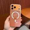 Adecuado para funda de teléfono móvil Apple 17Pro, Nueva funda protectora magnética anti-caídas Iphone17Air, Funda rígida simple de alta transparencia
