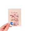 Nuevo Estilo Pinza de Pato Exquisita de Perlas para Niñas, Pasador de Hada Lindo, Accesorio para el Cabello de Corazón Marino de Dibujos Animados