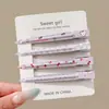 Pinzas para el pelo elegantes y exquisitas, nuevo modelo 2026, lindas pinzas BB coreanas, pinzas para flequillo, pasadores laterales de dopamina para mujer