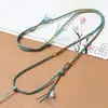Cordón de Collar Tibetano Tejido a Mano con Cera de Abeja, Juego Cultural, Amuleto de Buda, Cordón de Thangka, Lanyard Tejido a Mano para Colgante