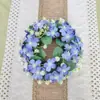 Guirlanda de Velas com Flores Silvestres Flores Artificiais Multi-Flores Adereços de Casamento Decoração de Sala de Estar de Casa Adereços de Fotografia Guirlanda de Flores