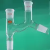 Cabeça de Destilação de Vidro Cotovelo de Destilação Cabeça de Fracionamento Tubo de Cauda a Vácuo Tubo Cotovelo Tubo Receptor Tubo de Exaustão Junta