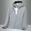 Nueva Ropa de Verano con Protección Solar de Seda de Hielo para Exploradores, Chaqueta Casual con Capucha Unisex para Exteriores con Bloques de Color para Hombre