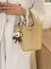 Bolsa de Mão Pequena de Luxo para Mulheres, Novo Modelo 2026, Bolsa Tote de Escritório Transfronteiriça, Bolsa de Mão Estilo Cesta, Bolsa Saco, Bolsa Transversal