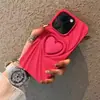 Estuche para Teléfono Móvil con Pliegues Estéreo de Corazón Pequeño Adecuado para Apple 16E/13Promax Iphone15/14/11 Transfronterizo 12
