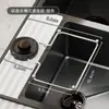 Suporte de Filtro de Pia de Cozinha com Ventosa para Restos de Comida, Cesto de Drenagem de Resíduos de Cozinha para Pia de Lavar Louça Anti-Entupimento