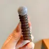 2026 Novo Modelo Preto Simples Fio de Telefone Elástico de Cabelo para Mulheres, Alta Elasticidade, Borracha Durável, Acessório Elegante para Rabo de Cavalo