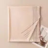Bufanda de Lana de Color Sólido Estilo Coreano Otoño e Invierno Superventas para Mujer Bufanda Simple Versátil Chal Largo para Aire Acondicionado 100% Lana