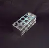 Estante para tubos de ensayo de acero inoxidable estante para tubos de centrífuga apertura 13 14 16 17 19 21 23 25 27 30 32 mm