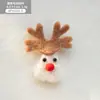 Decoraciones Navideñas Árbol de Navidad Creativo Reno de Dibujos Animados Adornos Colgantes de Fieltro Materiales DIY Figuritas Pequeñas Regalos de Navidad